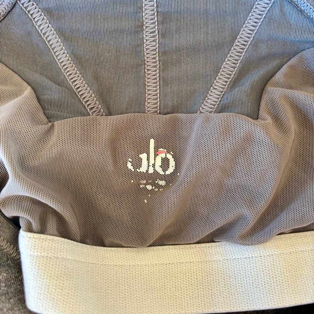 ALO Yoga Mesh Tank in Gray - Picture 5 of 6